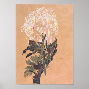 Schiele - Chrysanthemum 1910 Poster