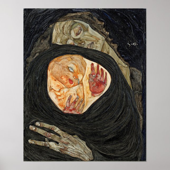 Schiele - Dead Mother Poster (Front)