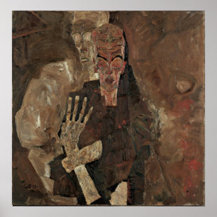 Schiele - Self Seers (Death And Man) Poster