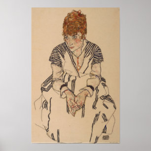 Schiele - Sister-In-Law Of The Artist Adele Harms… Poster