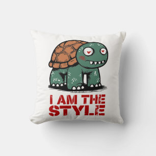 Schildkröte I am the style Cushion