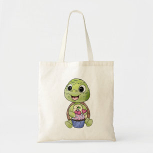 Schildkröte mit Muffin Tote Bag