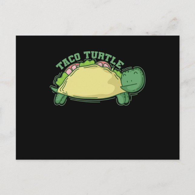 Schildkröte Taco Turtle Postcard (Front)