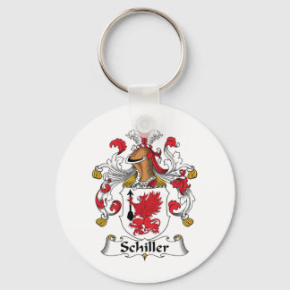 Schiller Family Crest Key Ring