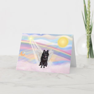 Schipperke Angel Card