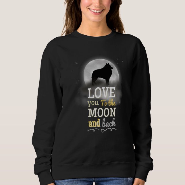 Schipperke Dog Breed  1 Sweatshirt (Front)