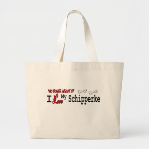Schipperke Gifts Large Tote Bag