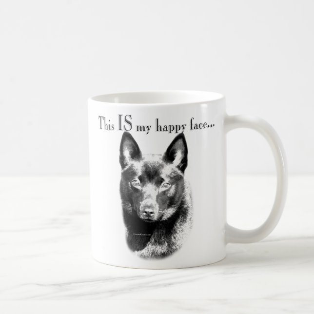 Schipperke Happy Face Coffee Mug (Right)