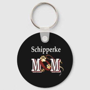 Schipperke MOM Gifts Key Ring