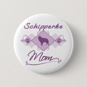 Schipperke Mum 6 Cm Round Badge