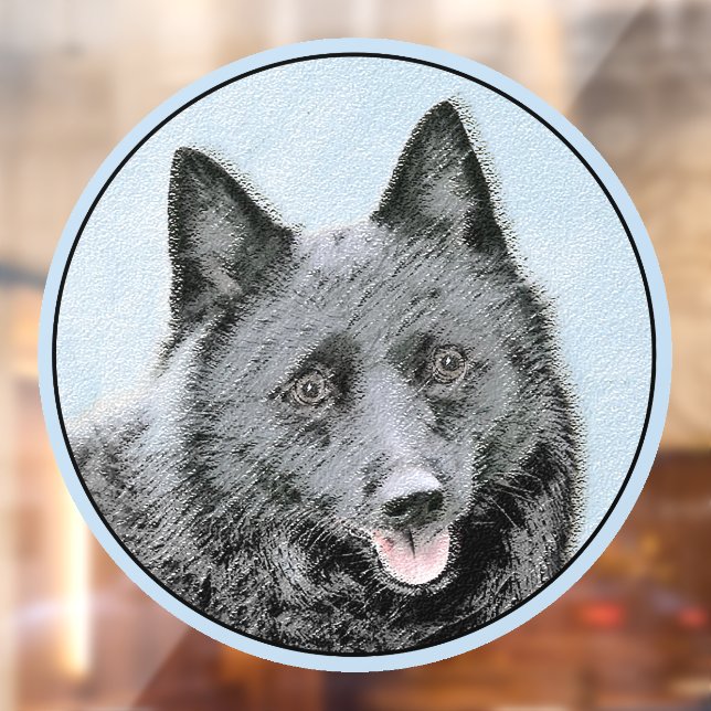 Schipperke Painting - Cute Original Dog Art (Sheet 2)