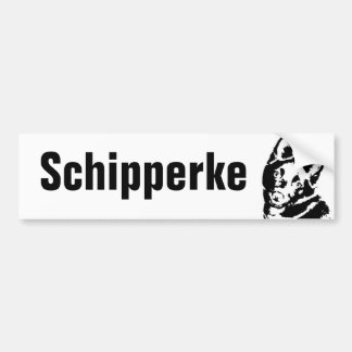 Schipperke Picture Bumper Sticker