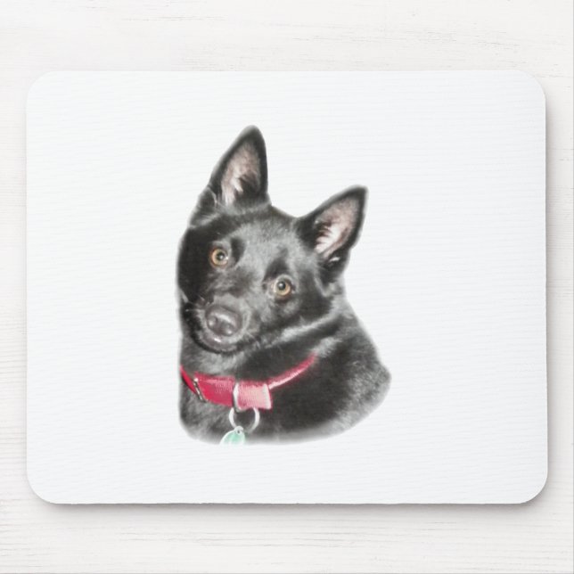 Schipperke Picture Mouse Pad (Front)