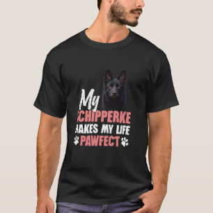 Schipperke Puppy Pet Lover Dog Enthusiast Schipper T-Shirt