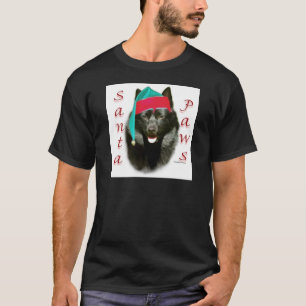 Schipperke Santa Paws T-Shirt