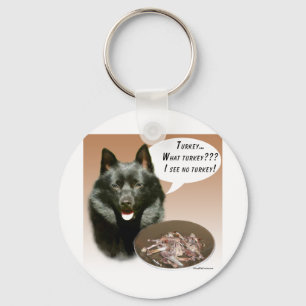 Schipperke Turkey Key Ring