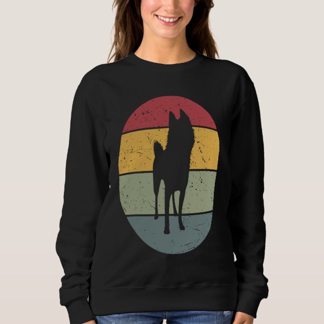 Schipperke Vintage Sweatshirt (Front)