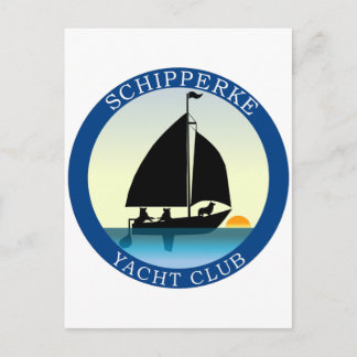 Schipperke Yacht Club Postcard