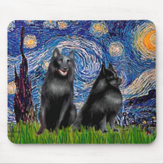 Schipperkees (two,5&amp;6) - Starry Night Mouse Pad