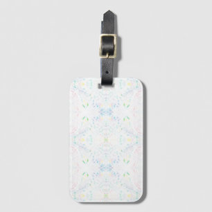 Schism Light Rainbow Abstract Watercolor Art Luggage Tag