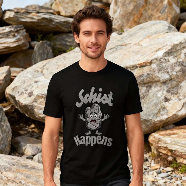 Schist Happens Funny Geologist T-Shirt (Creator Uploaded)