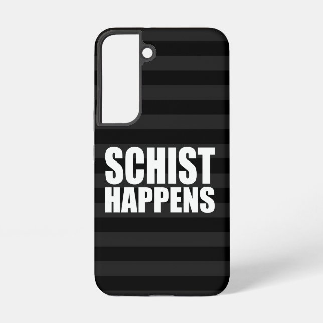 Schist Happens Geology Samsung Galaxy S22 Case (Back)
