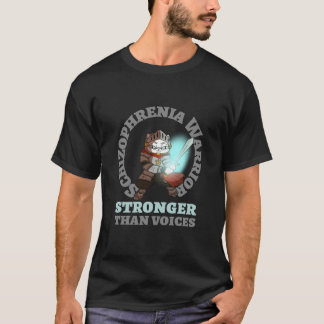 Schizophrenia Warrior Stronger Than Voices T-Shirt