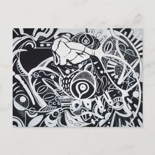 Schizophrenic Recollection II Postcard (Front)