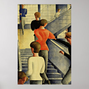 Schlemmer - Bauhaus Stairway Poster