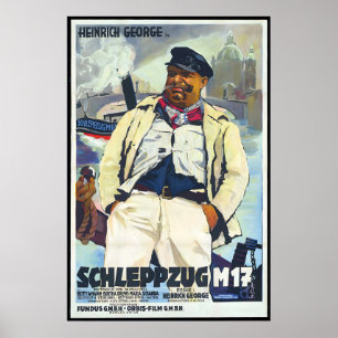 Schleppzug M17 by Heinrich George (1932 Germany) Poster
