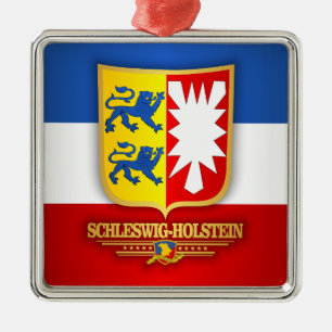 Schleswig-Holstein COA Metal Tree Decoration