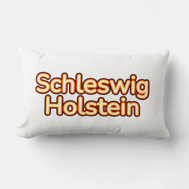 Schleswig Holstein Deutschland Germany Lumbar Cushion (Front)