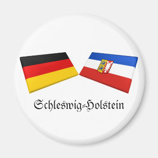Schleswig-Holstein, Germany Flag Tiles Magnet
