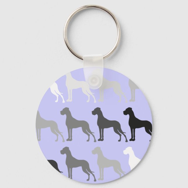 Schlichte Doggen Key Ring (Front)