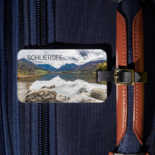 Schliersee Bavaria Lake Germany Panorama Souvenir Luggage Tag