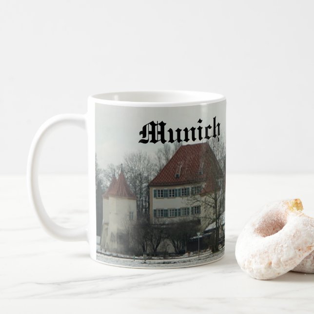 Schloss Blutenburg Munich Germany Coffee Mug (With Donut)
