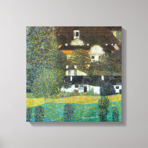 Schloss Kammer on the Attersee II By Gustav Klimt Canvas Print