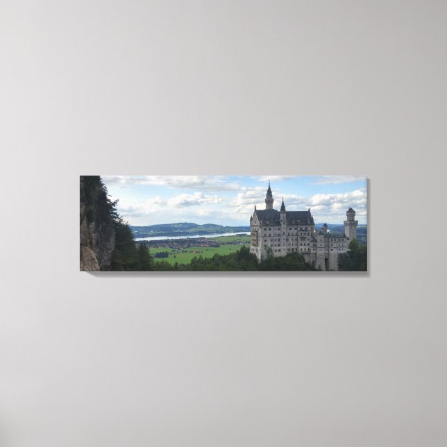 Schloss Neuschwanstein Canvas Panorama Print (Front)