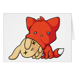 SCHLUP Fox Eating Rabbit