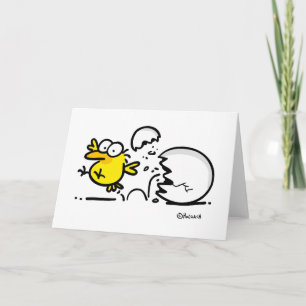 Schlüpfendes Küken Holiday Card