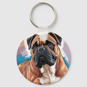 Schlüsselanhänger Hund - Boxer Key Ring