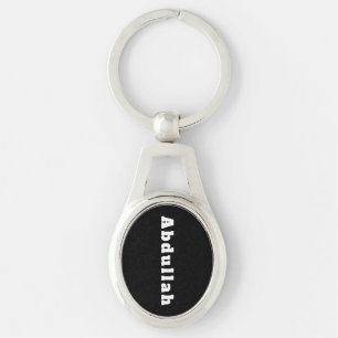 Schlüsselanhänger mit Namen Abdullah Key Ring