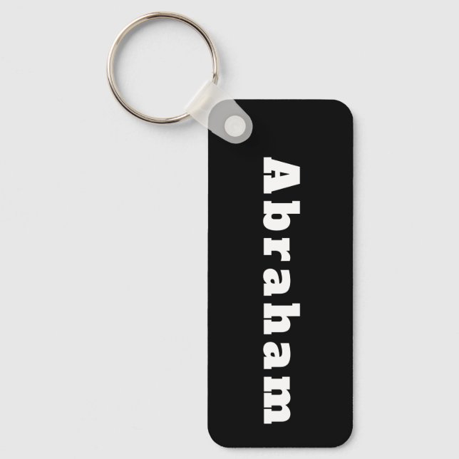 Schlüsselanhänger mit Namen Abraham Key Ring (Front)