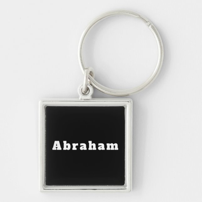Schlüsselanhänger mit Namen Abraham Key Ring (Front)