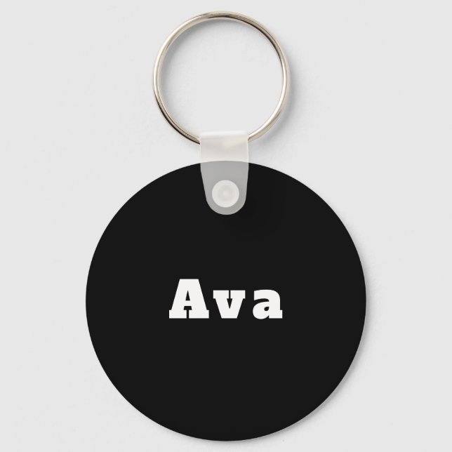 Schlüsselanhänger mit Namen Ava Key Ring (Front)