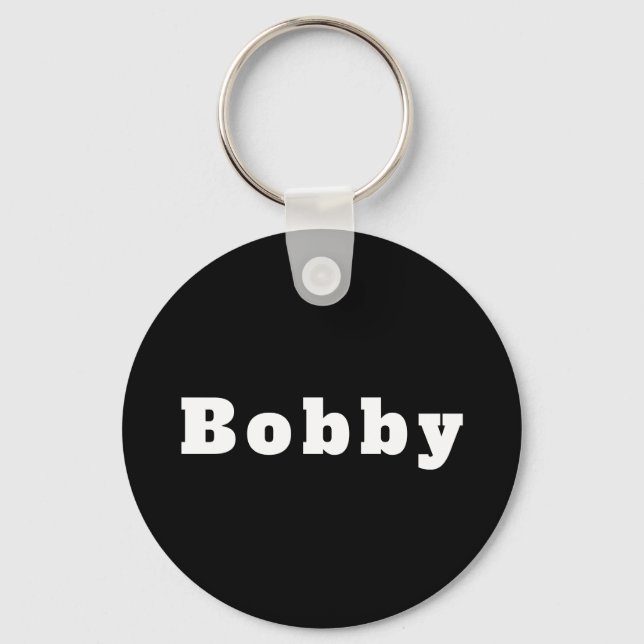 Schlüsselanhänger mit Namen Bobby Key Ring (Front)