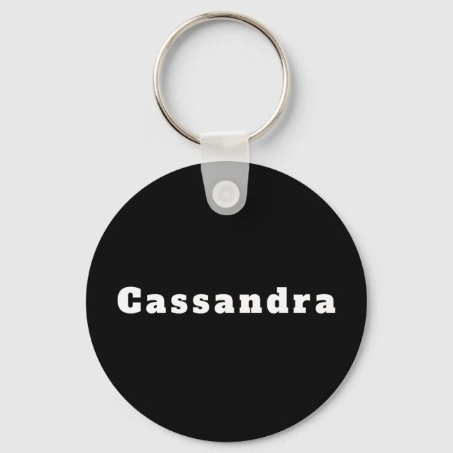 Schlüsselanhänger mit Namen Cassandra Key Ring (Front)