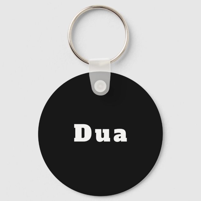 Schlüsselanhänger mit Namen Dua Key Ring (Front)