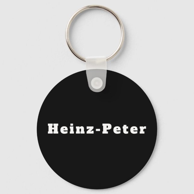 Schlüsselanhänger mit Namen Heinz-Peter Key Ring (Front)