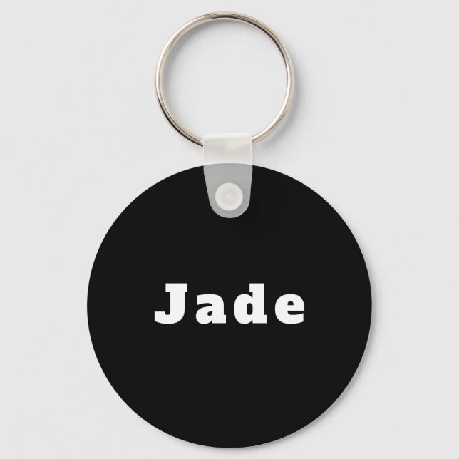 Schlüsselanhänger mit Namen Jade Key Ring (Front)